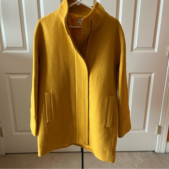 J. Crew Jackets & Blazers - J. Crew Golden Yellow City Coat